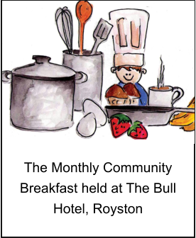 The Monthly Community Breakfast held at The Bull Hotel, Royston